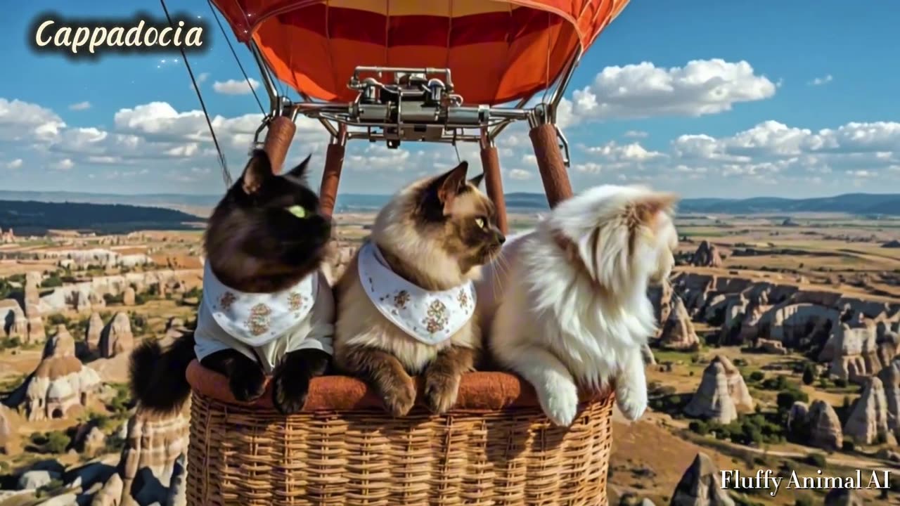 Cats Exploring Turkey 🇹🇷 | Fluffy Journey Through Istanbul, Cappadocia & Pamukkale