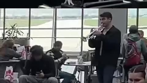 Must Watch: Bro summoned the rest of the orchestra (flash mob at @INDairport )