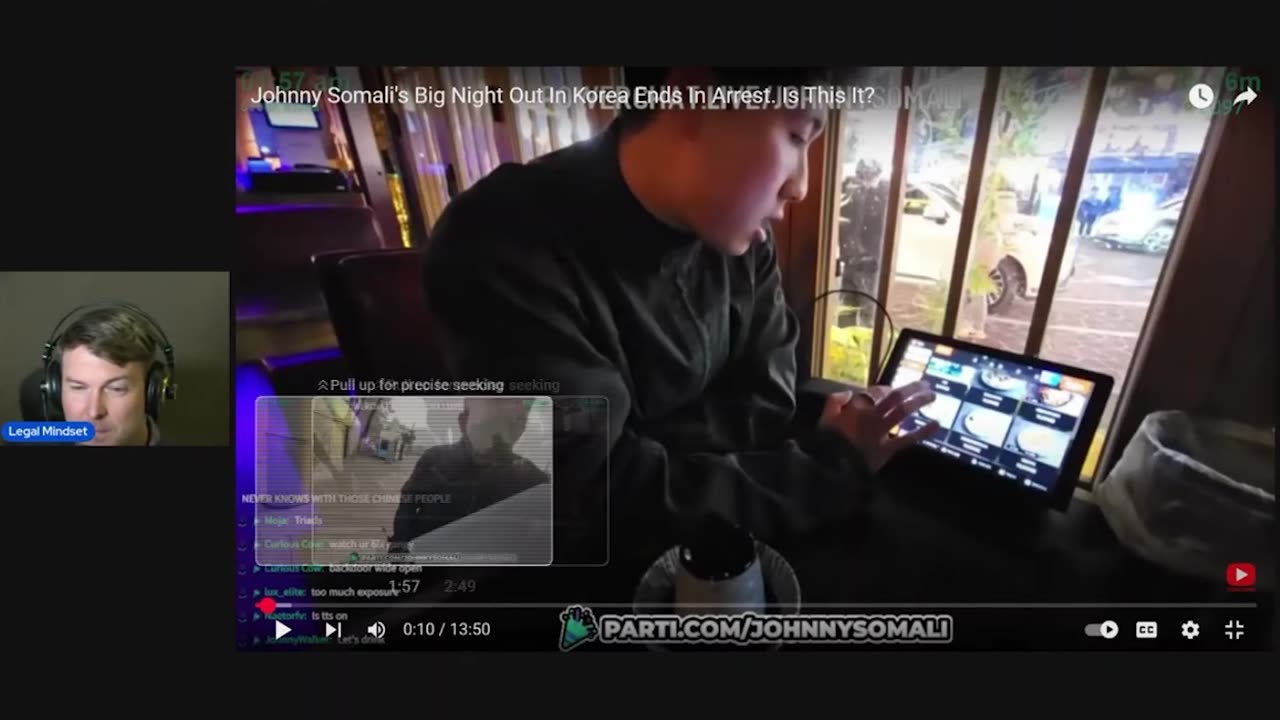 JOHNNY SOMALI PARTIES ALL NIGHT! HARRASES ELDERY AND BUSINESS ON STREAM AGAIN!