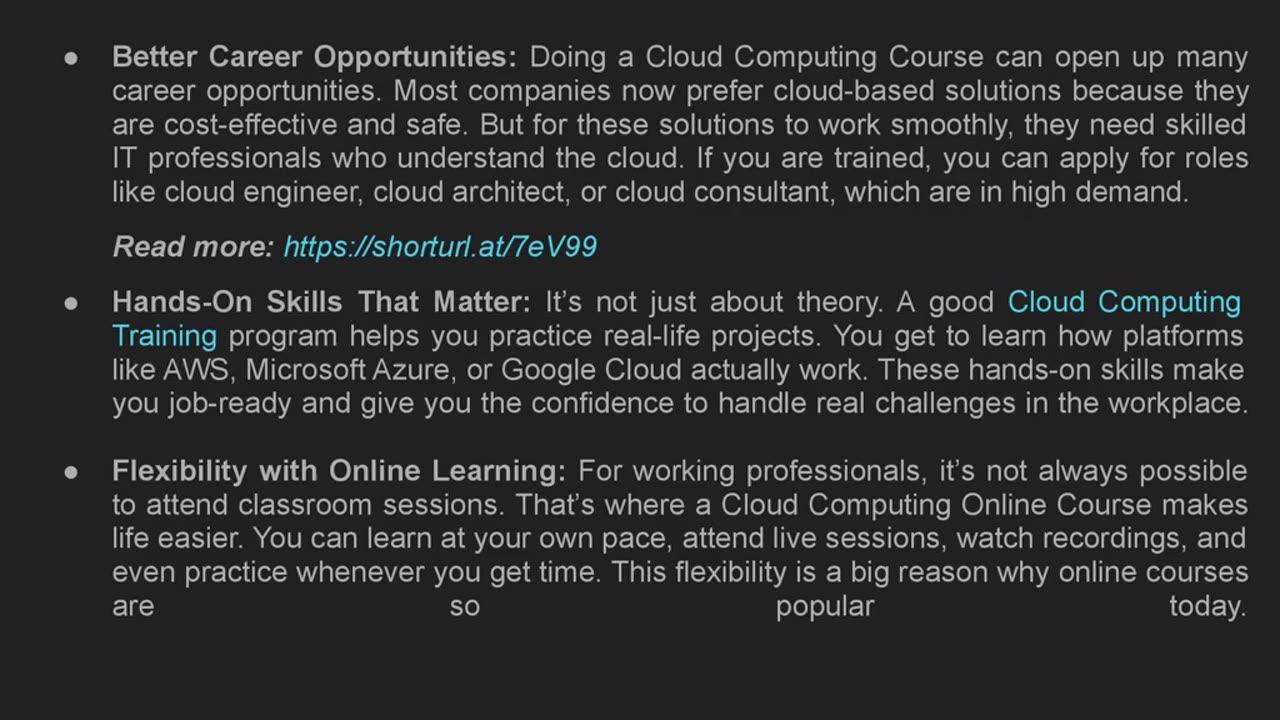 Why Is Cloud Computing Training Important for IT Professionals?