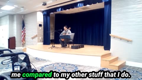 David Michael Cray Live Guitar Improvisation – Senior Center Performance 2020