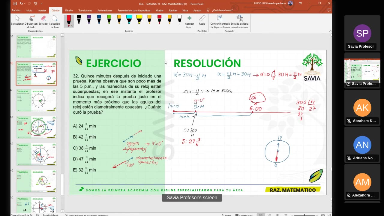 SAVIA SEMIANUAL 2024 | Semana 10 | Raz Mat S2