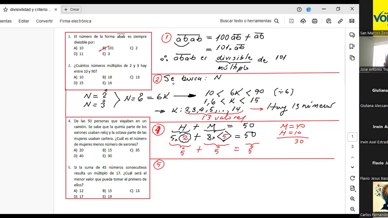 VONEX SEMESTRAL 2024 | Semana 10 | Aritmética