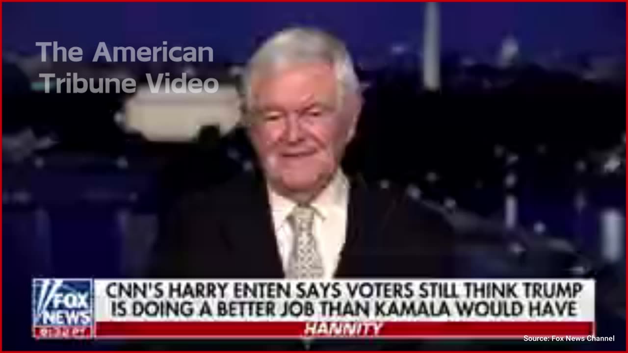 Newt Gingrich Drops Truth Bomb on Lying Corporate Media Polling Attack on Trump