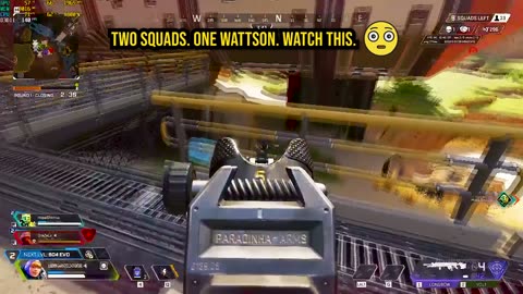 Wattson AIMBOT Mode! 600 Damage, 3 Kills, 1v3 Clutch | Apex Legends