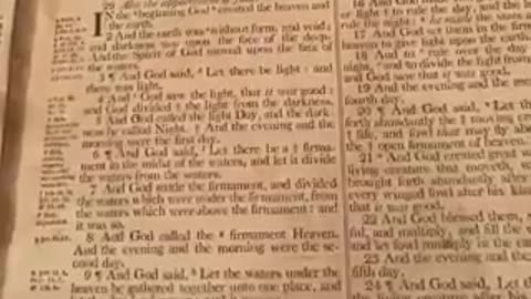 📖A Bible from 1815 Confirms the Existence of the Firmament