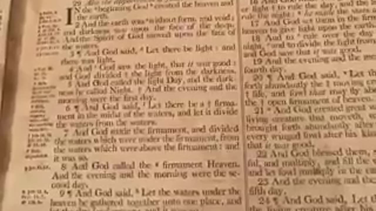 📖A Bible from 1815 Confirms the Existence of the Firmament