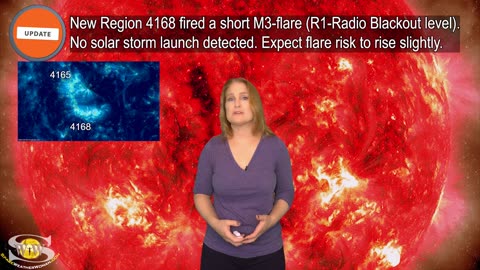 A Big Flare as Regions Grow, Fast Solar Wind and Titan's Shadow | Space Weather News 03 August 2025