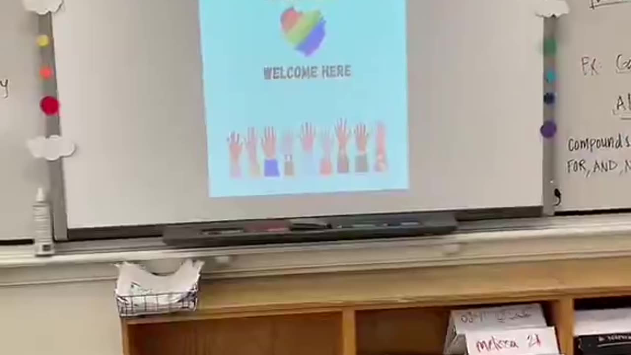 Teacher in Utah shows off LGBTQ propaganda in her classroom in an attempt to