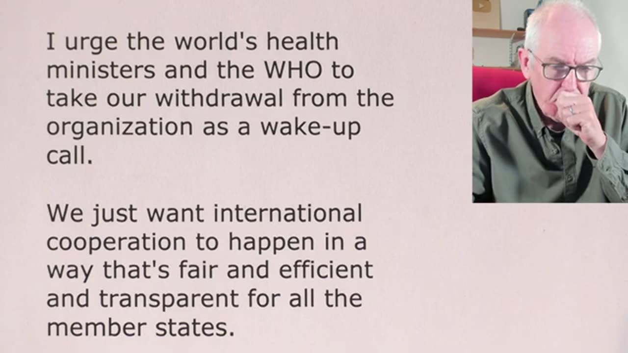Dr John Campbell - WHO power grab dangers