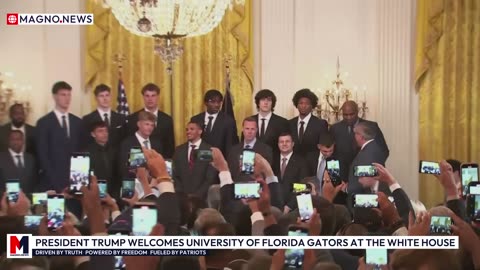 President Donald Trump Welcomes 2025 NCAA Basketball Champions University of Florida Gators at The White House [LIVE]