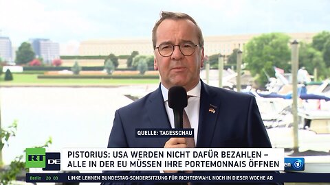 "Portemonnaies öffnen": Pistorius unterstützt Trumps Forderung nach EU‑Finanzierung von US‑Waffen