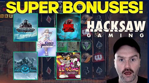 Super Bonus buys on Hacksaw Gaming slots!