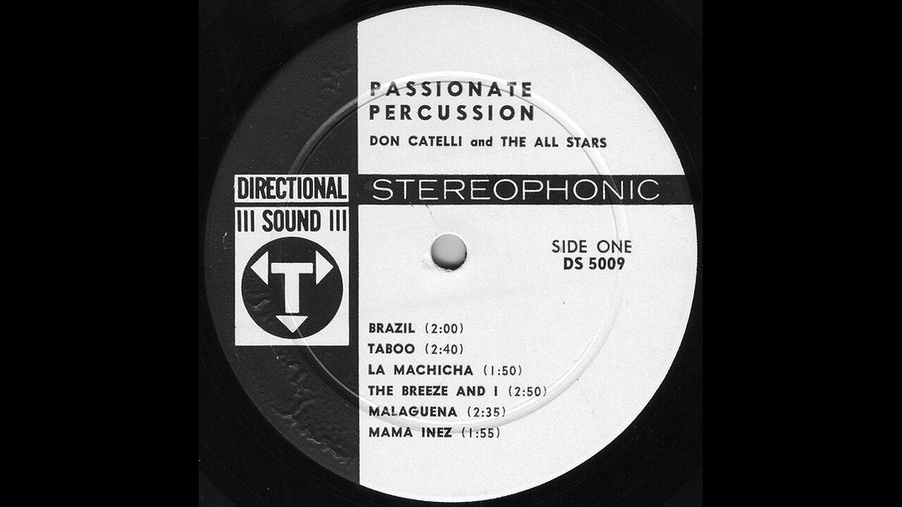 Don Catelli And The All Stars – Passionate Percussion (1961)