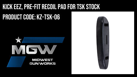 Kick Eez, Pre-Fit Recoil Pad for TSK Stock - KZ-TSK-06