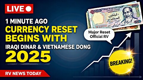 1 Minute Ago 🚨 Currency Reset BEGINS with Iraqi Dinar & Vietnamese Dong 2025 💵 💥 IQD News 2025
