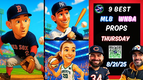 🔥9 BEST THURSDAY PRIZEPICKS MLB PROPS | 🏀 WNBA PROPS | ⚾️ MLB PICKS TODAY 8/21