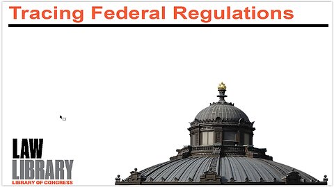 AM's The More You Know: 🧑 ⚖ ⚖ ✍ Legal Research Webinar- Tracing Federal Regulations