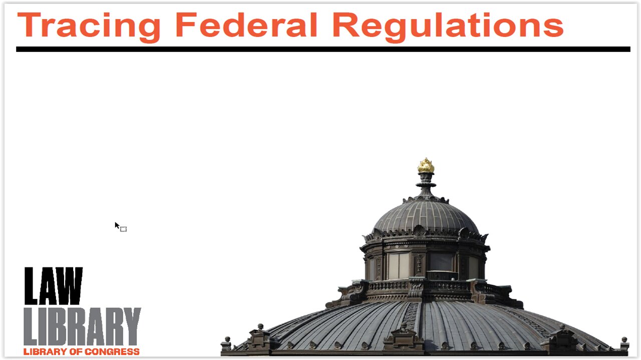 AM's The More You Know: 🧑 ⚖ ⚖ ✍ Legal Research Webinar- Tracing Federal Regulations