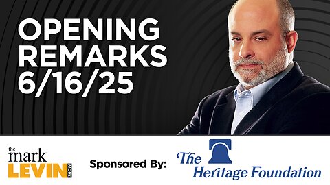 Mark's Opening Remarks - 6/16/25