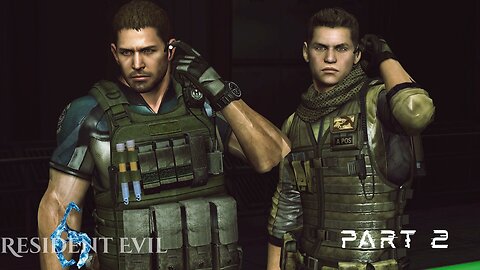 Resident Evil 6 Chris/Piers - Part 2 (No commentary)
