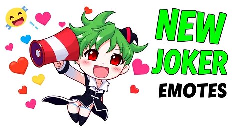 Drawing JOKER Emotes Come to Life in Chibi Style!
