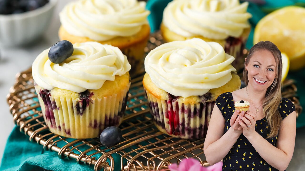 Lemon Blueberry Cupcakes