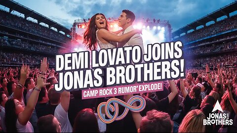 Demi Lovato Surprises at Jonas Brothers Concert | Camp Rock 3 Rumors Reignite!