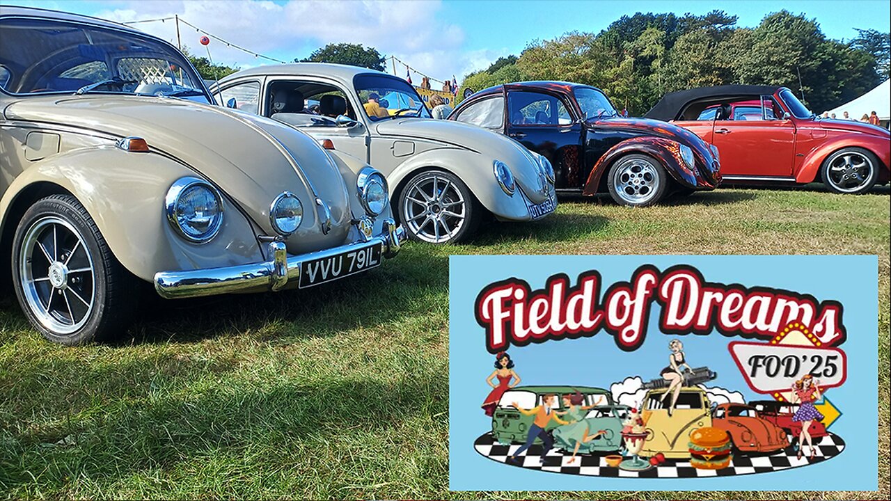Field Of Dreams VW Festival - Bugs, Baja, Type 3, Trekker & Buggy. But mostly Volkswagen Beetles LOL