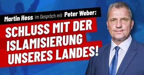 Martin Hess (AfD): "Schluss mit der Islamisierung unseres Landes!"