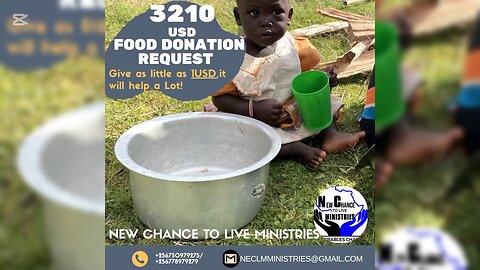 LET'S FILL THIS SAUCE PAN WITH SOME FOOD FOR AN ORPHAN TO FEED