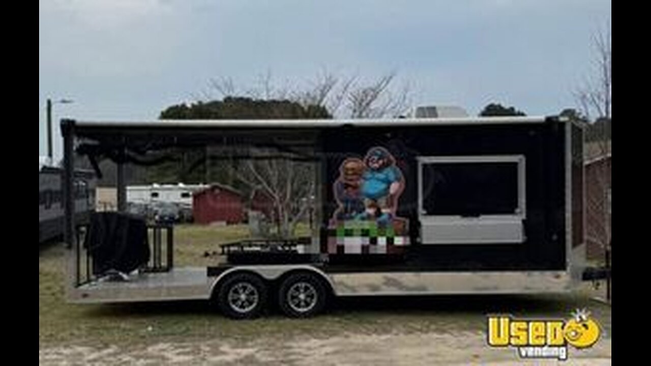 2021 Barbecue Kitchen Food Concession Trailer with NSF equipment for Sale in North Carolina!