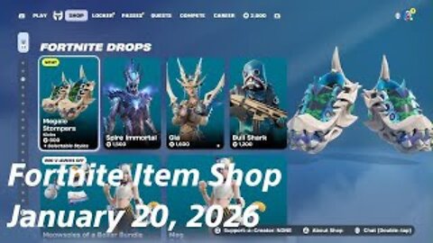 Fortnite Item Shop|January 20, 2026(*New* Kicks)
