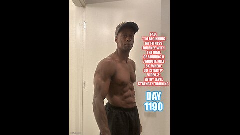 Couch to 5K: How To Get Started Running Video-3 (Day 1190)