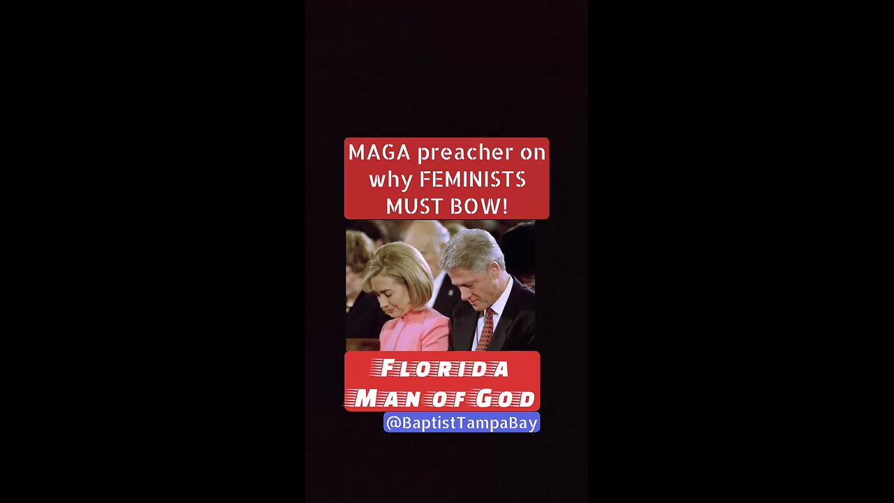 MAGA Preacher Tells Hillary Clinton Entourage Why FEMINISTS MUST BOW!
