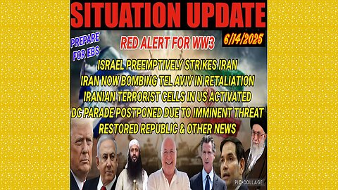 SITUATION UPDATE 6/14/25 - Red Alert For Ww3! Activated DC Parade Postponed Due To Imminent Threat