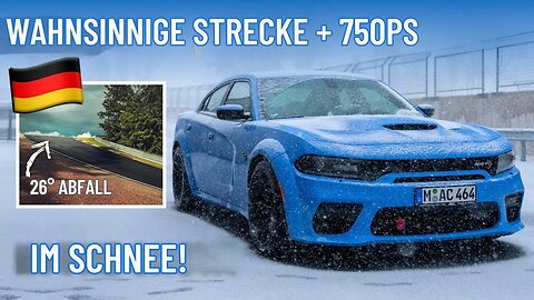 Dodge Charger Hellcat SRT auf der Rennstrecke im Schnee! DriveTribe DE