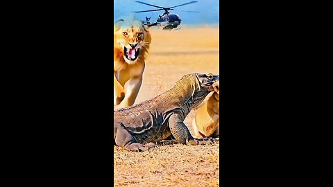 . "Lion's Fury: Bag Attack"🐆🐌😱🚁