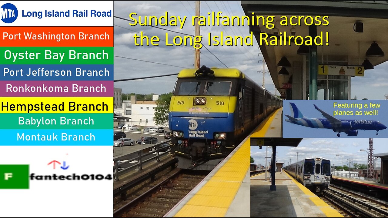 Sunday railfanning across the Long Island Railroad! Featuring the Cannonball!