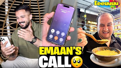 Emaan ki Call after long time🥺Shazi ny Kharab soup pee liya🤮