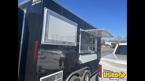 2023 8.5' x 14' Kitchen Food Concession Trailer with Pro-Fire System for Sale in North Carolina!