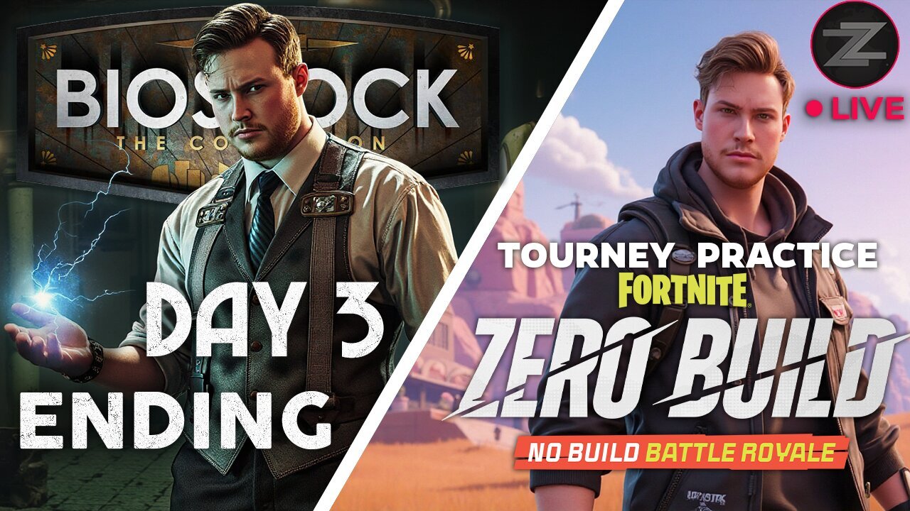 TESTING RTMP 1440p! - BioShock 1 | DAY 3 | - ENDING! Then StarWars and Fortnite! - Come Hang Out!