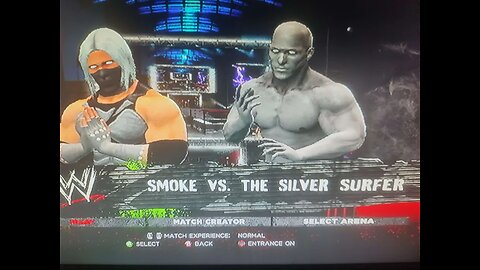 smoke vs silver surfer singles match (LWW rumble house show match #2)