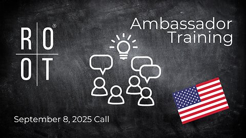 How to Care for & Nourish Your ROOT Community | Ambassador Training | September 8th, 2025 | English