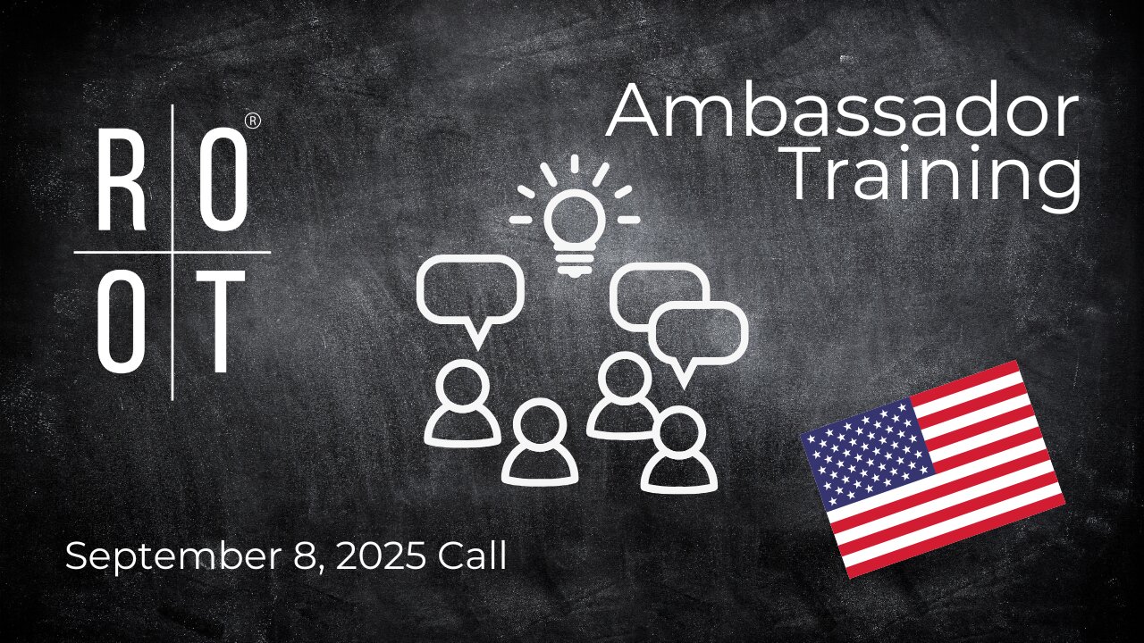 How to Care for & Nourish Your ROOT Community | Ambassador Training | September 8th, 2025 | English