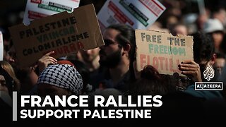 Paris protesters demand end to Israel’s assault, call for Palestinian recognition