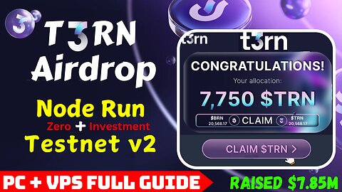 T3RN Executor Node Run & Testnet v2 with $7.85 Million Funding || Full Guide for Both VPS & PC Users