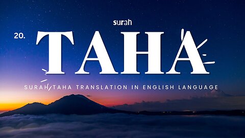 20. Surah Taha