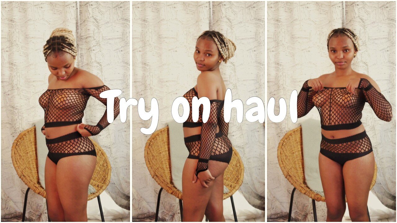 TRY ON HAUL I Transparent lingerie I Melaine Gold