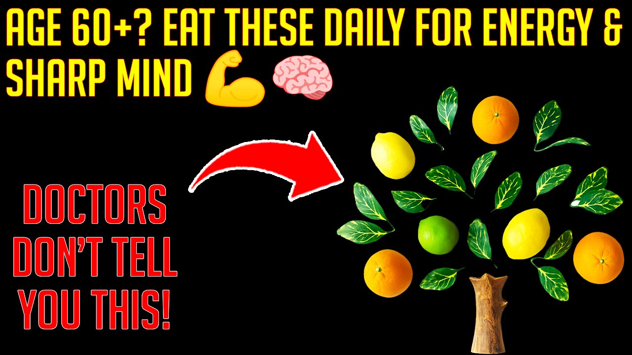 5 Powerful Fruits to Boost Energy & Brain Health After 60 🍎✨